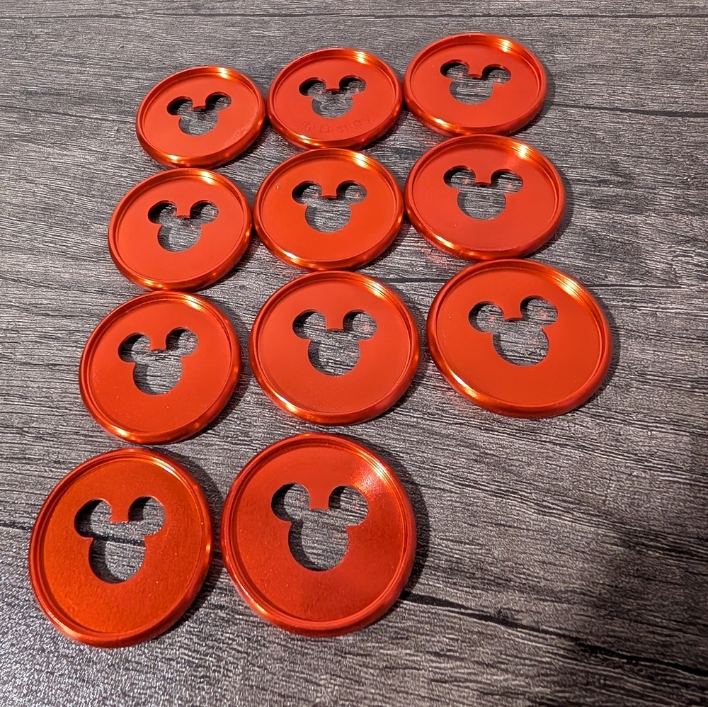Happy Planner Red Metal Disney Mickey Mouse Classic Discs